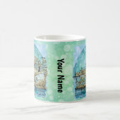Wharf Scene mug コーヒーマグカップ (中央)