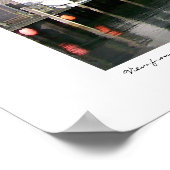 Wharf Scene Nantucket, Massachusetts Triptych ポスター (角)