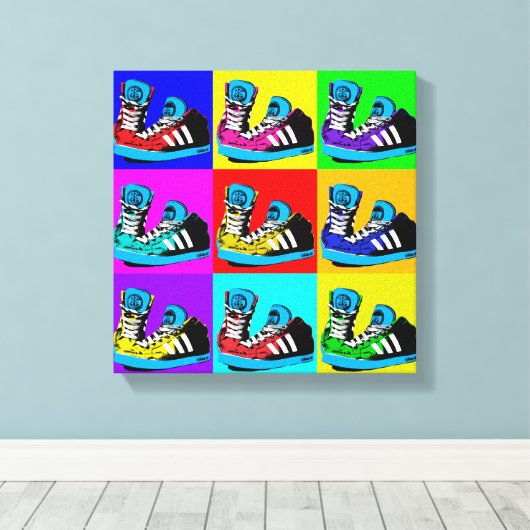 wharhol キャンバスプリント (インサイチュ (ウッドフロア))