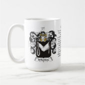 Wharton、起源、意味および頂上 コーヒーマグカップ (左)