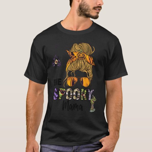 WHATウィッチママスカルウィッチグルービーワン不気味 Tシャツ (正面)