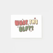 what小妖精や小人レトロクリスマス ポストイット (正面)