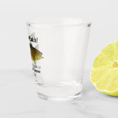 what a Catch魚釣りスモールマウスベース結婚式の引き出物 ショットグラス (右)