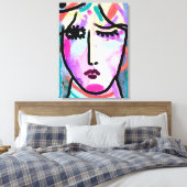 What a Day抽象芸術デジ絵画タル キャンバスプリント (インサイチュ (寝室))