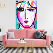 What a Day抽象芸術デジ絵画タル キャンバスプリント (インサイチュ (リビング))