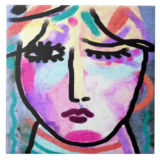 What a Day抽象芸術デジ絵画タル タイル (正面)