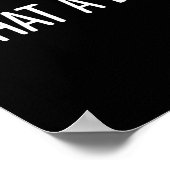 What A Day - Black V-neck , Uni-adults, Small, Sho ポスター (角)