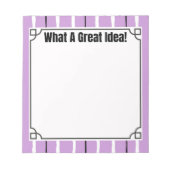 What A Great Idea!  ノートパッド (正面)