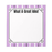 What a Great Idea! ノートパッド (正面)