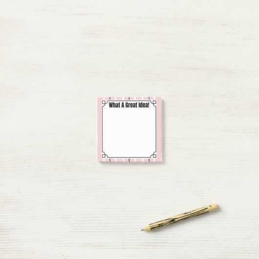 What a Great Idea!  ポストイット (デスク上)