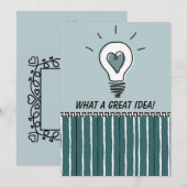 What a Great Idea! - Flat Card (正面/裏面)