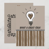 What A Great Idea! - Flat Card (正面/裏面)