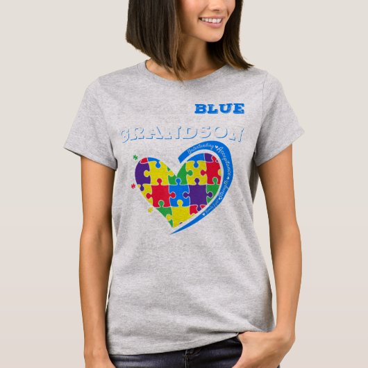 What a great present for a matching autism awarene tシャツ (正面)
