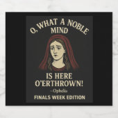 What a mind is overthrown ビールラベル (シングルラベル)