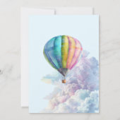 What a Onederful World Invitation, 1st Birthday 招待状 (裏面)