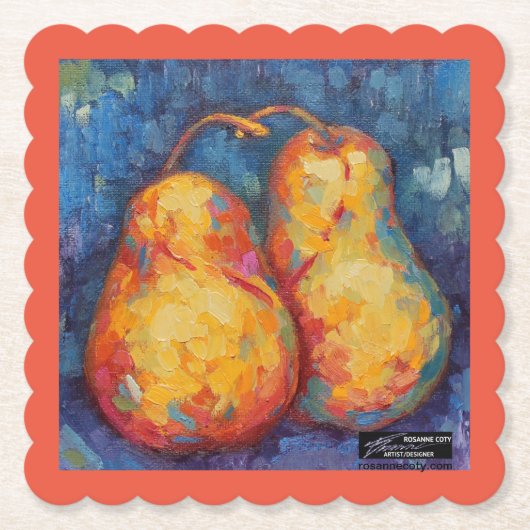 What a Pair Coasters ペーパーコースター (正面)