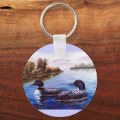 What A Pair Loon Keychain キーホルダー (正面)