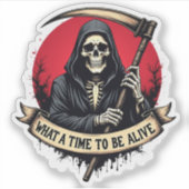 What a Time to Be Aliveのステックラシックカー シール (正面)