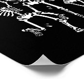 What A Time To Be Alive Skeleton Dancing Funny  ポスター (角)