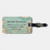 What A Wonderful Worldラッゲージタグ – ヴィンテージマップ ラゲッジタグ (裏面横)