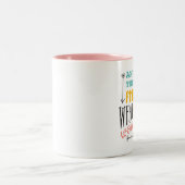 What a wonderful world, Zweifarbige Tasse ツートーンマグカップ (中央)