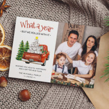 What A Yearトイレ紙クリスマスツリー写真