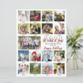 「What A Year フォト キャプション 2024 カレンダー オーバーサイズ」 シーズンカード (スタンド正面)