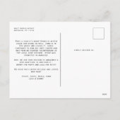 What a Year モダン 10 Photo Collage シーズンポストカード (裏面)