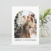 What a Year モダン 12 Photo Chrimas Card シーズンカード (スタンド正面)