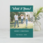 What A Year モダン 2フォトティール(緑がかった色) シーズンカード (スタンド正面)