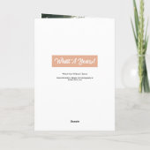 What A Year モダン 2フォトピーチ シーズンカード (裏面)