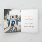 What A Year モダン 2フォトピーチ シーズンカード (内部)