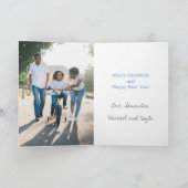 What A Year モダン 2フォトライトブルー シーズンカード (内部)