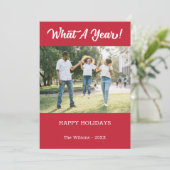 What A Year モダン 2フォトレッド シーズンカード (スタンド正面)