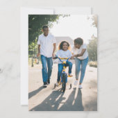 What A Year モダン 2フォトレッド シーズンカード (裏面)