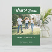 What A Year モダン 2 Photo Green シーズンカード (スタンド正面)