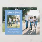 What A Year モダン 3ライトブルー シーズンカード (正面/裏面)