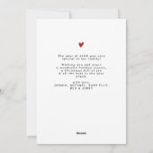 What a Year モダン Multiple Photo Collage シーズンカード (裏面)