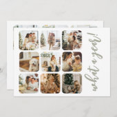 What a Year 12写真と文字 パーソナライズされた シーズンカード (正面/裏面)