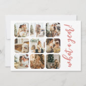 What a Year 12写真と文字 パーソナライズされた シーズンカード (正面)