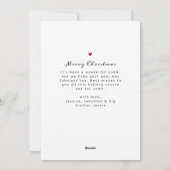 What A Year 12 Photo Collage New Baby Christmas シーズンカード (裏面)