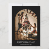 What a Year 12 Photos Christmas Minimalist モダン シーズンカード (正面)