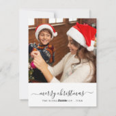 What A Year 14th Photo Collageメリークリスマス シーズンカード (裏面)