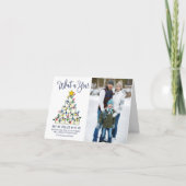 What a Year Christmas 2 Photo Greeting カード (正面)