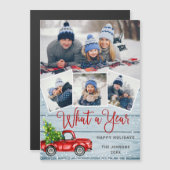 What a Year Christmas 4 PHOTO Magnetic Card (正面/裏面)