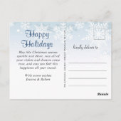 What a Year Christmas Photo Greeting ポストカード (裏面)