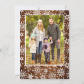 What a Year Christmas Red Farm Truck 5写真 シーズンカード (裏面)