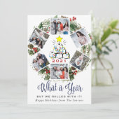 What a Year Christmas Red Farm Truck 6の写真 シーズンカード (スタンド正面)