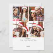 What a Year Christmas Red Farm Truck 7写真 シーズンカード (裏面)