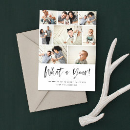 What A Year Family モダン Photo Collage Review シーズンカード